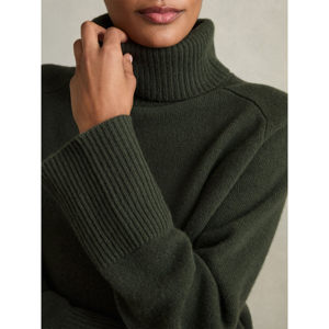 REISS ELIZA Wool Cashmere Roll Neck Jumper